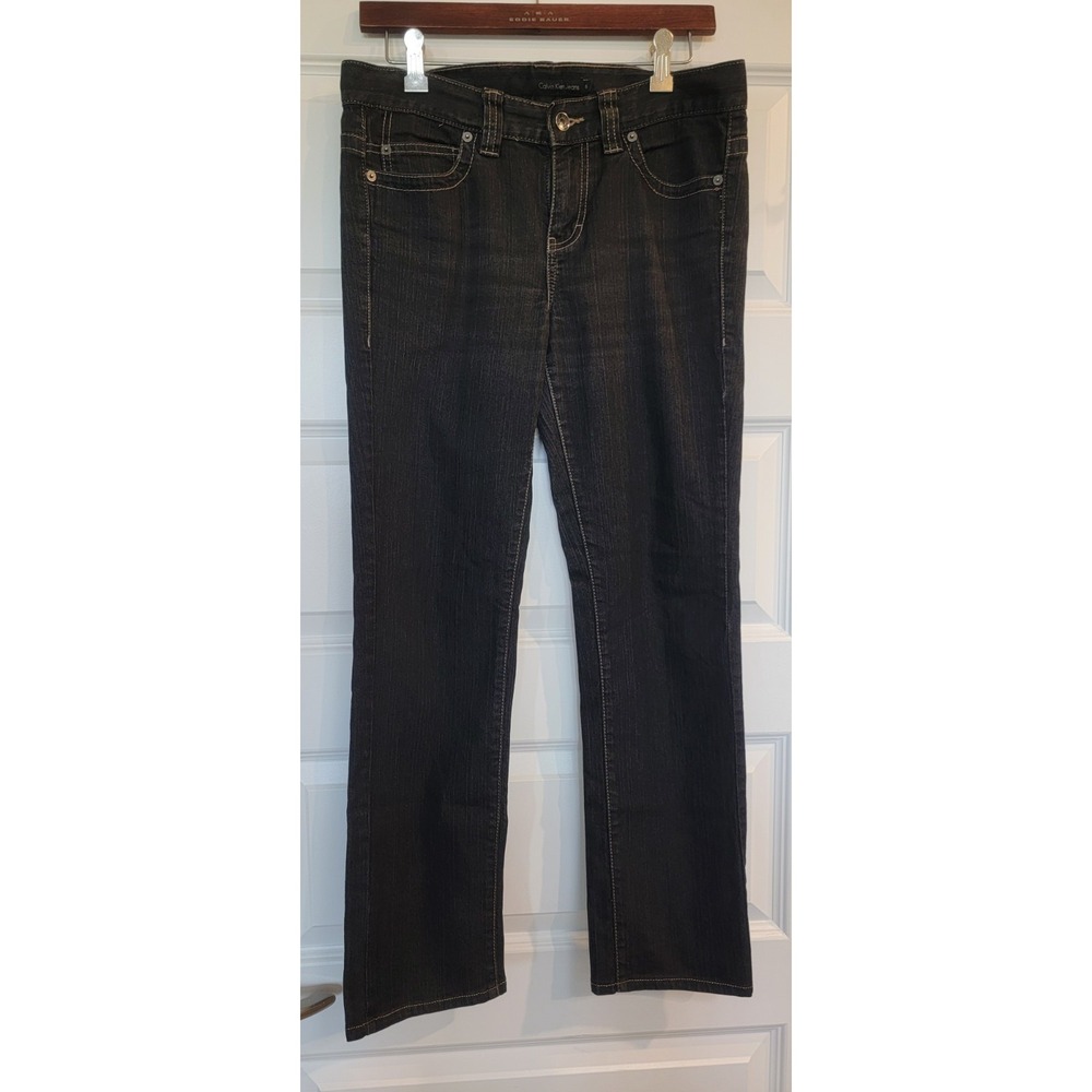 Calvin Klein Skinny Black Jeans Sz 6